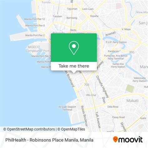 Find Transport to Robinsons Place Manila .
